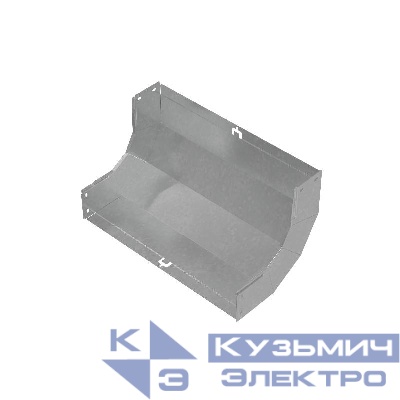 Угол для лотка вертикальный внутренний 90град. 500х100 сталь 1мм "ПЛЮС" NLplus90-100-500 КМ PL0489