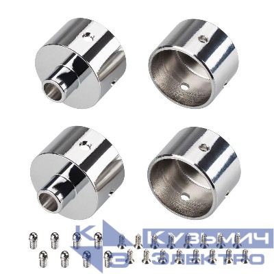 Заглушка WPH-FLEX-D22-360deg с отверстием металл (комплект) Arlight 046102