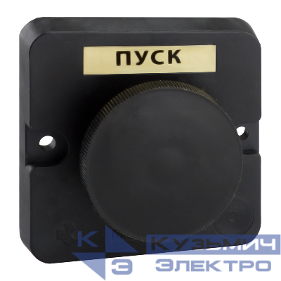 Пост кнопочный ПКЕ-122 1 У2 IP54 черн. гриб КЭАЗ 150739