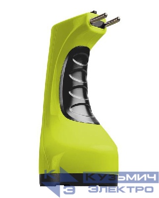 Фонарь аккумуляторный ручной AccuF2-L3W-gn SMD 3Вт 125лм IP20 2 режима: яркий/эконом аккум. 0.9А.ч выдвижная вилка индикатор зарядки ремешок зел. ФАZА 2857118