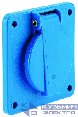 Розетка встраиваемая Schuko 16А 2P+E 250В 75х75 Bals 7138