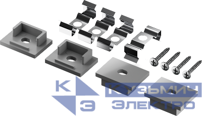 Комплект клипс 91 945 ИМПСЛ-02 (4 крепежные клипсы с заглушками) для ИПСЛ-02 Innolux 91945