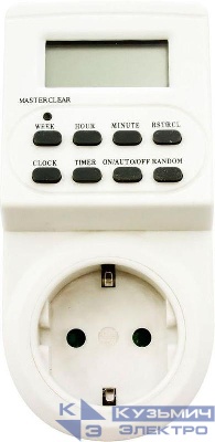 Розетка с таймером (недельная) 3500Вт/16А 230В TM22 FERON 23205