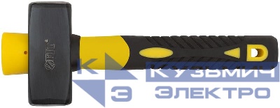 Кувалда кованая Профи 1кг фибергласовая усилен. ручка FIT 45221
