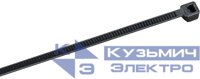 Хомут 2.5х80мм P6.6 стандартный черн. (уп.100шт) IEK UHH30-D025-080-100-K02