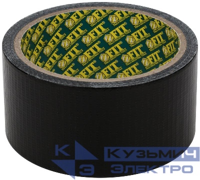 Лента клейкая универсальная армированная "Ductape" 48ммх10м черн. FIT 11764