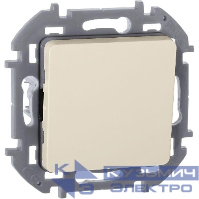 Переключатель 1-кл. Inspiria 10А IP20 250В 10AX механизм сл. кость IEK 673651