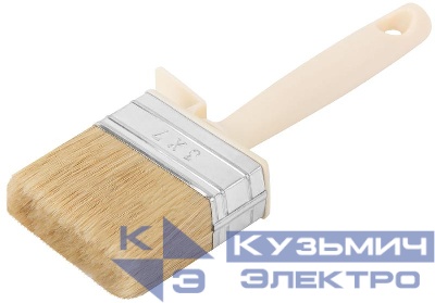 Макловица "мини" 30х70мм натур. свет. щетина пластик. корпус КУРС 01661