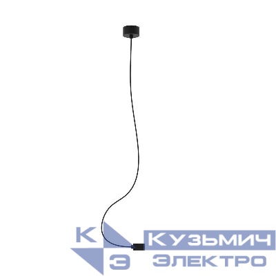 Чаша потолочная с питанием ART-APRIORI-CANOPY-SIDE-L1500-POWER (BK) IP20 металл Arlight 039642