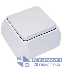 Выключатель 1-кл. ОП 10А IP20 бел. Makel 45101