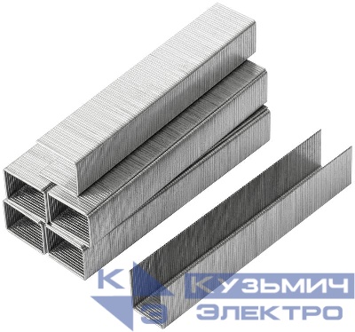 Скоба для степлера закален. прямоугол. 11.3х0.7мм 14мм тип 53 узкая (уп.1000шт) FIT 31414