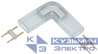 Коннектор угловой MONO 12мм (разъем-разъем) (уп.5шт) IEK LSCON12-MONO-220-05