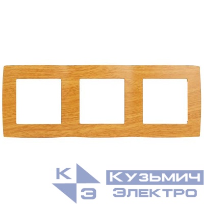 Рамка 3-м 12-5003-07 ольха ЭРА Б0014767