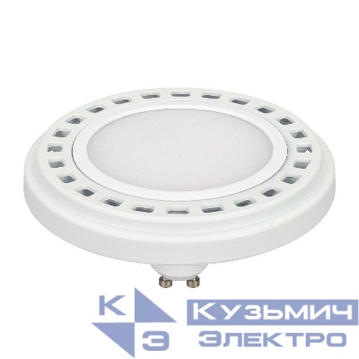 Лампа AR111-UNIT-GU10-15W-DIM Warm3000 (WH 120 deg 230В) металл Arlight 026890