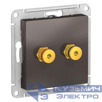 Розетка аудио 2-м AtlasDesign мокко SE ATN000687