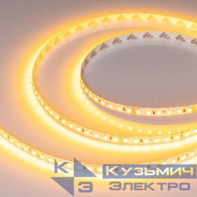 Лента светодиодная RT-A120-8mm 24V Gold 9.6Вт/м IP20 2835 (уп.5м) Arlight 043385