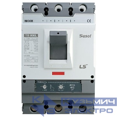 Выключатель автоматический 3п 3т 630А 65кА TS800N MTU LS Electric 111001600