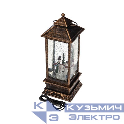 Фонарь декоративный с эффектом снегопада и подсветкой "Новый год" Neon-Night 501-161