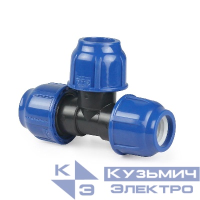 Тройник компрессионный PN16 d20 для ПЭ труб RTP 14698