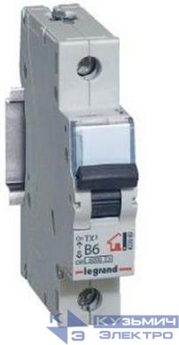 Выключатель автоматический модульный 1п C 20А 10кА TX3 6000 1мод. 230/400В Leg 403917
