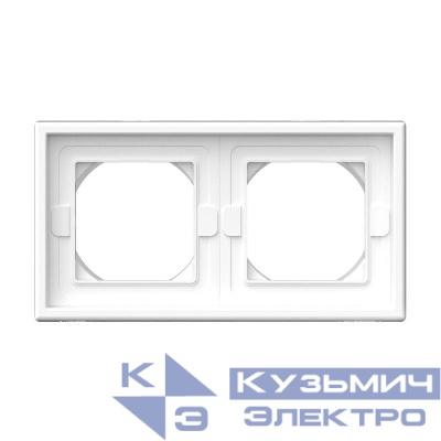 Рамка 2-м ArtGallery IP44 бел. SE GAL440102