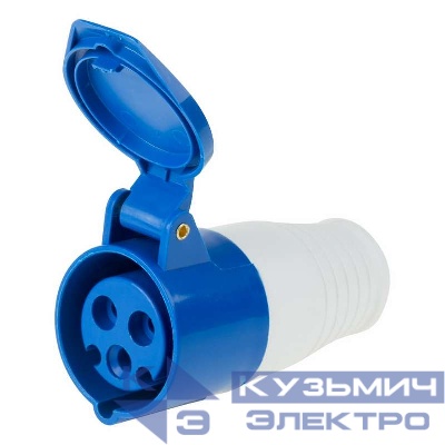 Розетка 213 переносная 2P+PE 16А 220В IP44 Rexant 11-8918