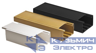 Кабель-канал 100х60 L2000 черн. Ruvinil РКК-100х60-Ч