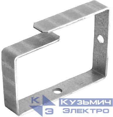 Кабельный органайзер кольцевой 45х65мм, металлический, 1 металл. кольцо, оцинкованный