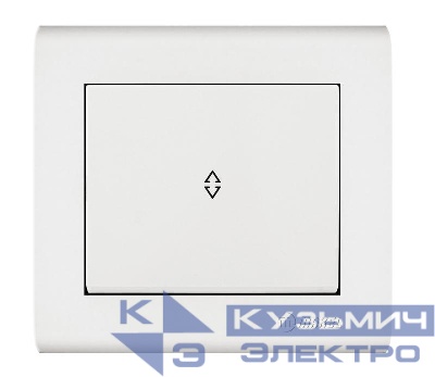 Выключатель проходной 1-кл. Manolya бел. Makel 41001005