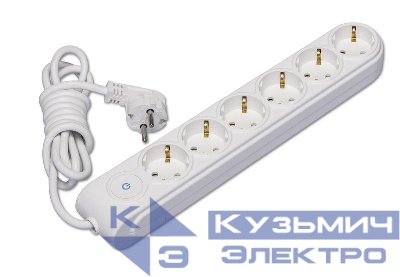 Удлинитель 6х10м с заземл. 16А IP20 с выкл. защ. шторки Makel N6310083