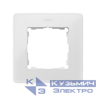 Рамка 1-м Simon82 Detail теплый бел. Simon 8200610-029