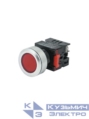 Лампа индикаторная ЛС-30-К-2-220-65У1 светодиодная матрица d30мм 220В AC/DC IP65 красн. Электротехник ET559208