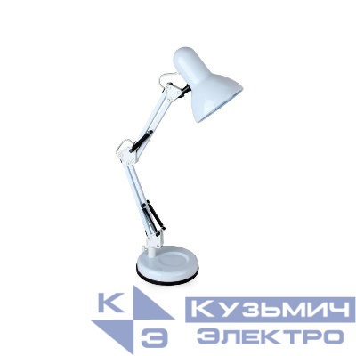 Светильник KD-313 настол. база 230В 60Вт E27 бел. Camelion 13639