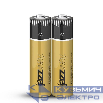 Элемент питания алкалиновый AA/LR6 1.5В Premium Alkaline BL-2 (блист.2шт) JazzWay 5026896