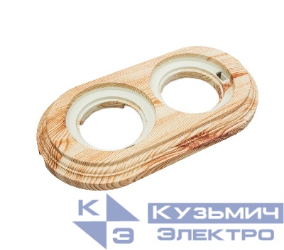Рамка 2-м Лизетта ретро ABS-пластик карельская сосна Bironi BF1-620-13/PL