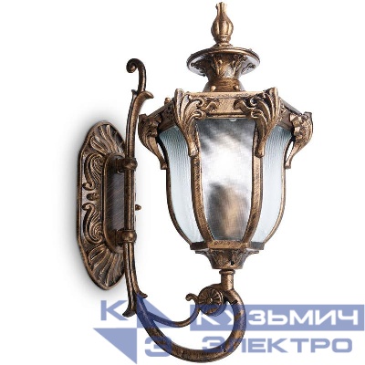 Светильник PL4041 60Вт E27 IP44 230В садово-парковый черн. зол. FERON 11421