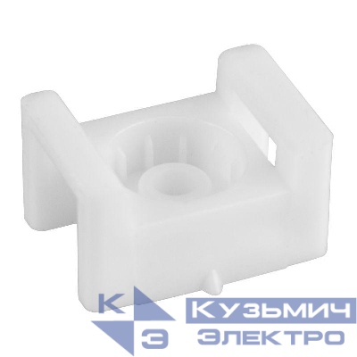 Площадка под стяжку для прямого монтажа 22х16мм бел. (уп.100шт) Rexant 07-2110