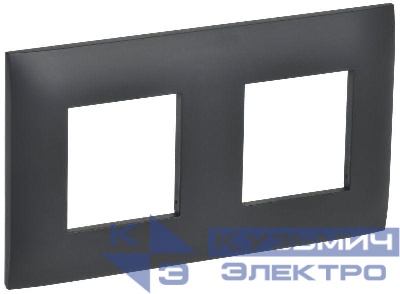 Рамка 2-м SKANDY SK-F02T титан IEK SK-M22-K48