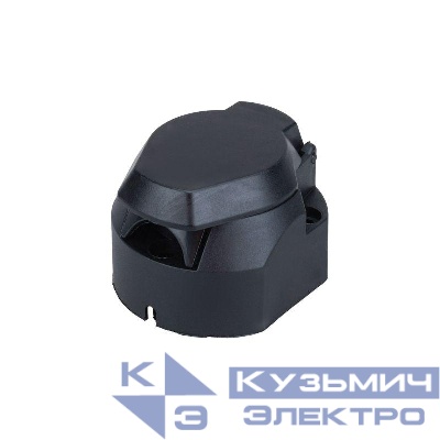 Розетка фаркопа 12В 7 контактов пластик Rexant 16-0321