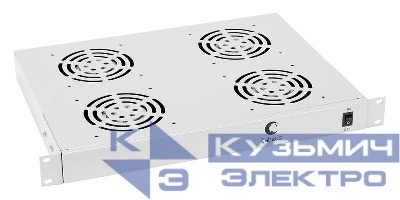 Модуль вентиляторный 19дюйм JG03 4 вентилятора Cabeus 7153c