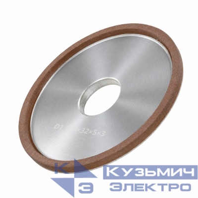 Diamond Industrial Круг заточной алмазный 125x3х5x32 мм, чашка плоский (D1) зерно 125/100 Diamond Industrial