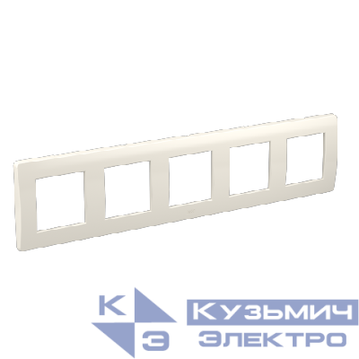 Рамка 5-м 5х2мод. Brava бел. RAL9010 DKC 75015W