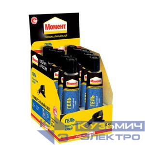 Клей-гель "Момент Гель" 30мл шоу-бокс Момент C0036326