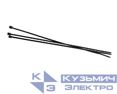 Стяжка нейлоновая 200*2,5 / 100 шт / светостойкая (черная), NETKO Optima "SZ"