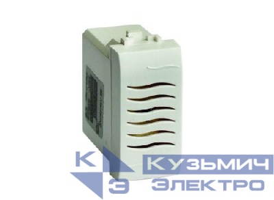 Звонок 1-мод. BRAVA 220В черн. DKC 77932N