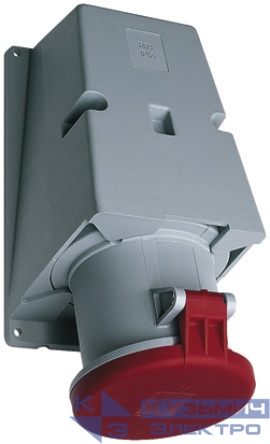 Розетка наружн. уст. 63А 3P+N+E IP44 ABB 2CMA167484R1000