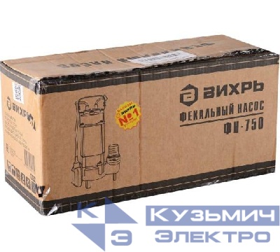 Насос фекальный ФН-750 Вихрь 68/5/3