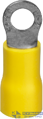 Наконечник кабельный кольцевой изолированный (НКИ) 61 052 NET-RTI-6-4-B50 (уп.50шт) Navigator 61052