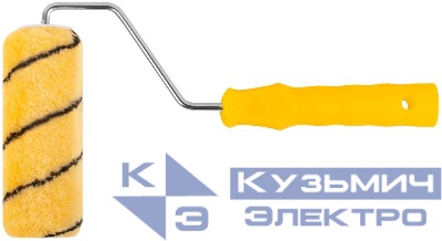 Валик полиакриловый с черной полоской диам. 40/61мм ворс 10.4мм 150мм беж. FIT 01852