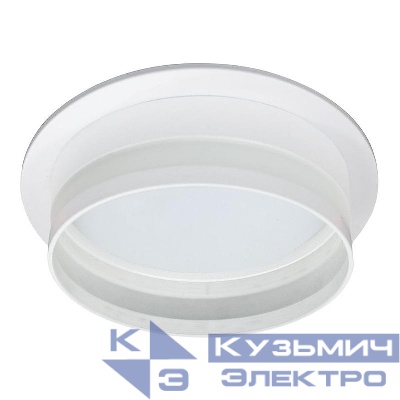 Светильник DL702 25Вт 230В GX70 потолочн. встраив. круг без лампы бел. LUNA FERON 51097